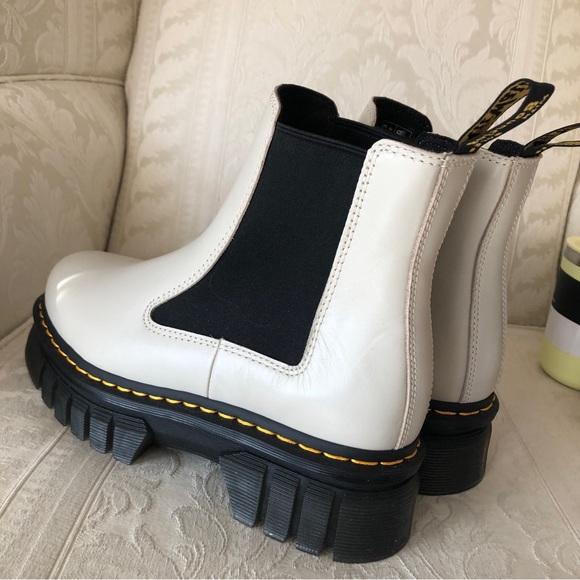 Dr martens audrick platform Chelsea boots white - Picture 6 of 10